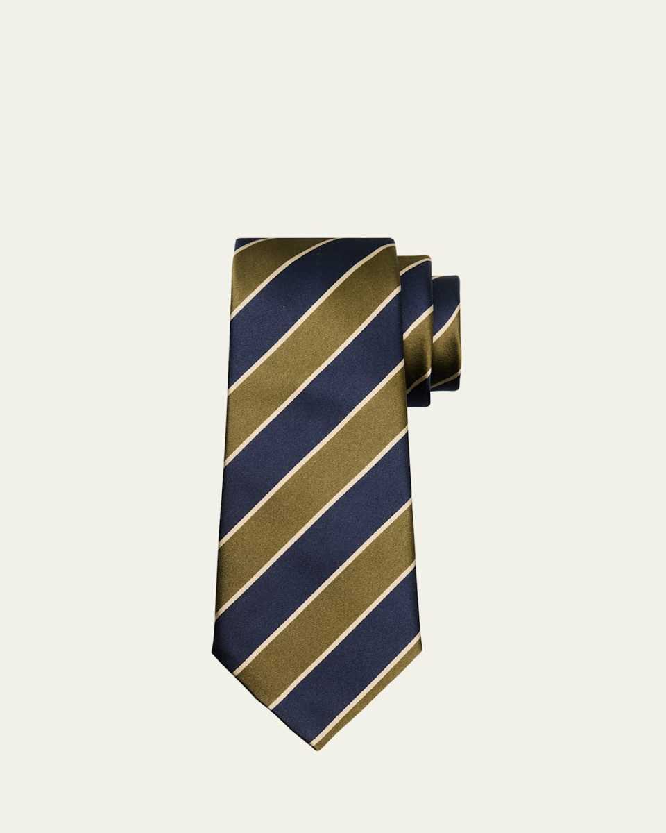 Striped Tie Silk